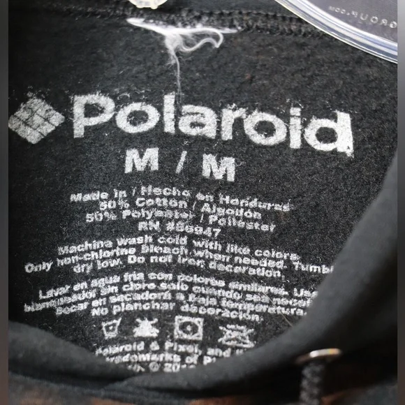 Bleach-dyed Polaroid Hoodie - Picture 3 of 3